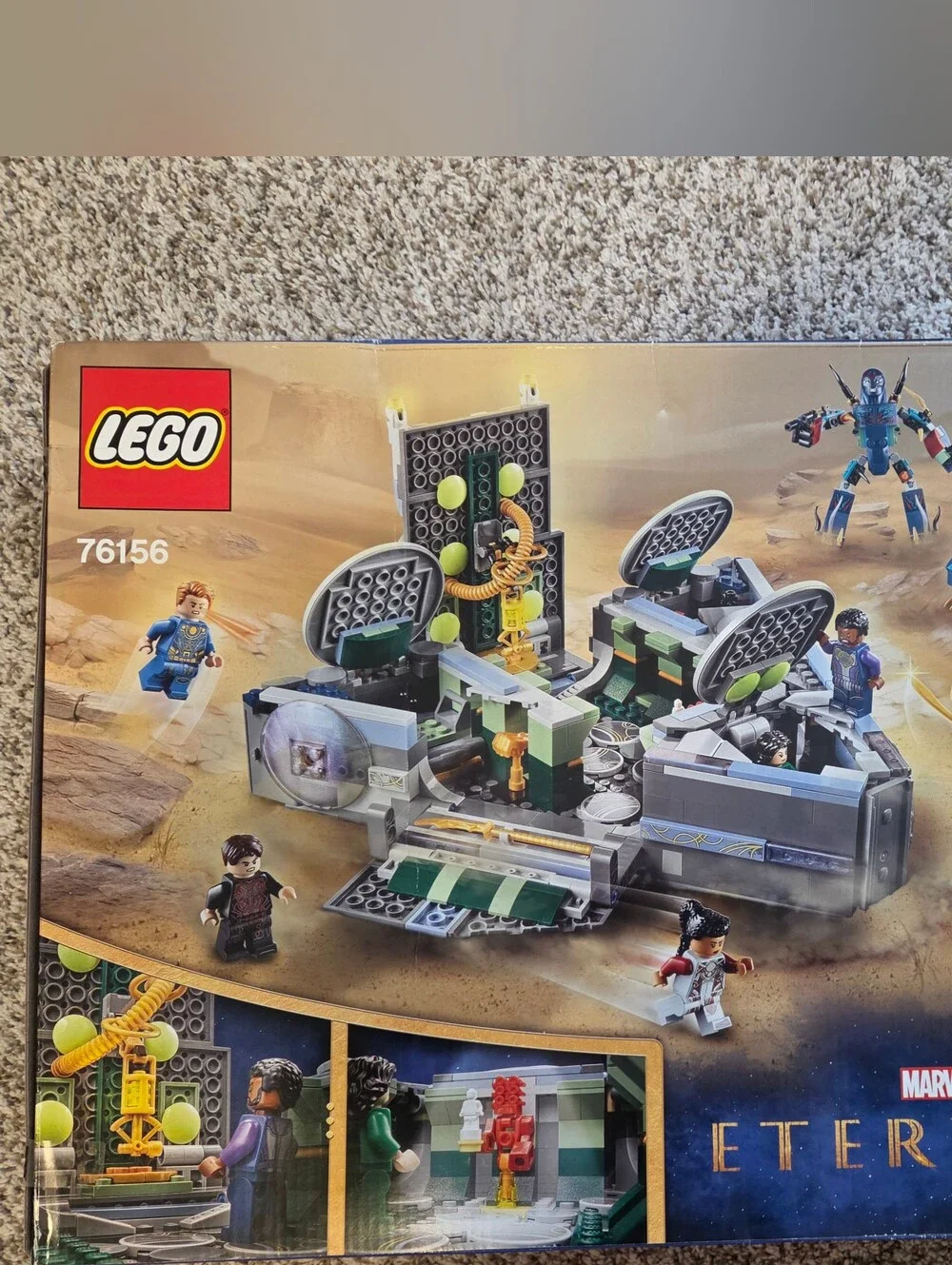 LEGO Marvel Eternals Rise of the Domo Kids Toy - Blue/Grey